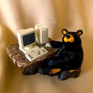 BEARFOOT BEARs "E-Bear" Big Sky Carvers by Jeff Flemming, Montana Artist